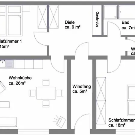 Daire Ferienwohnung-haus-wannenberg